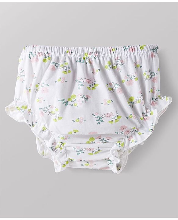 Babyhug 100% Cotton Half Sleeve Frocks with Bloomer/Short Multi age 6-9M