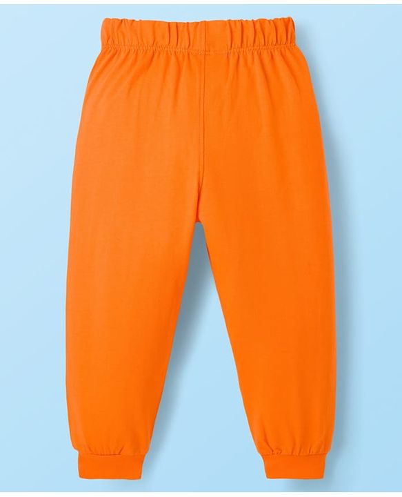 Babyhug Disney Single Jersey Knit Full Sleeves T-Shirts & Pyjamas Night Suits With Mickey Mouse Graphics Pack of 2 - Multicolor