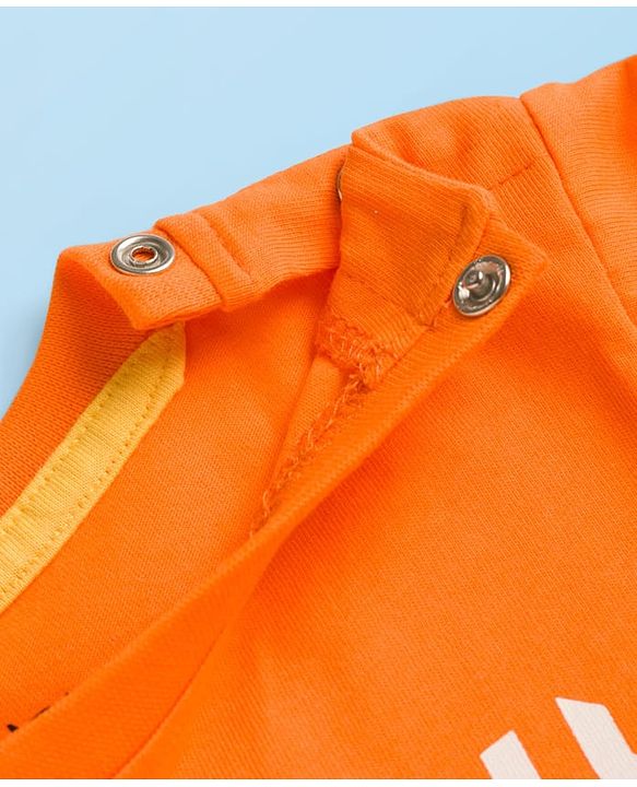 Babyhug Disney Single Jersey Knit Full Sleeves T-Shirts & Pyjamas Night Suits With Mickey Mouse Graphics Pack of 2 - Multicolor