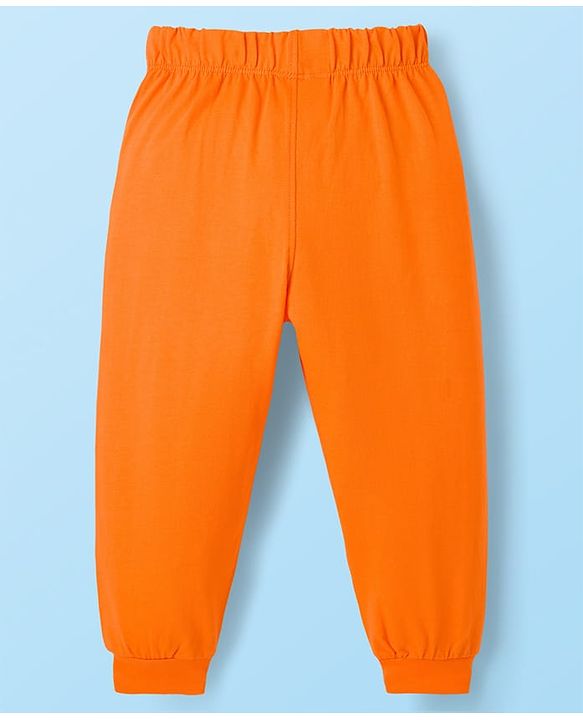 Babyhug Disney Single Jersey Knit Full Sleeves T-Shirts & Pyjamas Night Suits With Mickey Mouse Graphics Pack of 2 - Multicolor