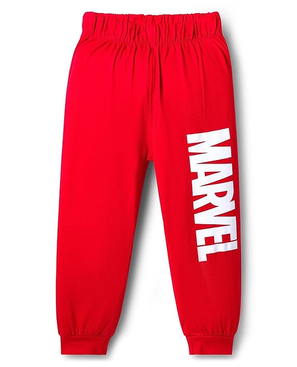Babyhug Marvel Single Jersey Knit Full Sleeves T-Shirt & Pyjama Night Suit With Spider-Man Graphics - Multicolor