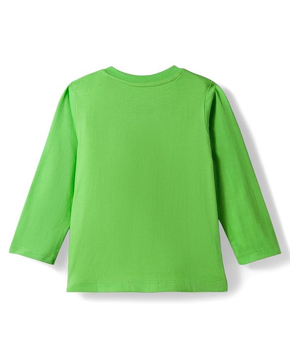 Babyhug Disney 100% Cotton Knit Full Sleeves T-Shirt & Pyjama Night Suit With Mickey & Friends Graphics - Blue & Green