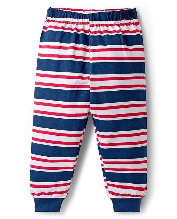Babyhug Marvel Single Jersey Knit Full Sleeves T-Shirt & Pyjama Night Suit With Spider-Man Graphics - Multicolor