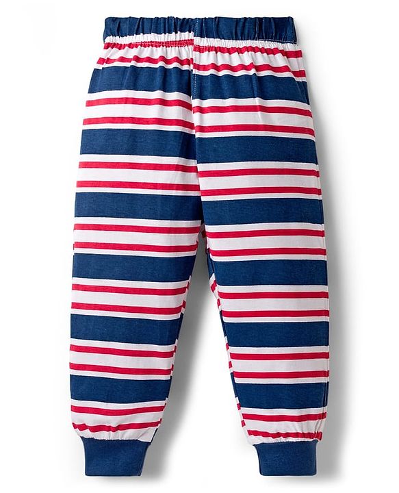 Babyhug Marvel Single Jersey Knit Full Sleeves T-Shirt & Pyjama Night Suit With Spider-Man Graphics - Multicolor