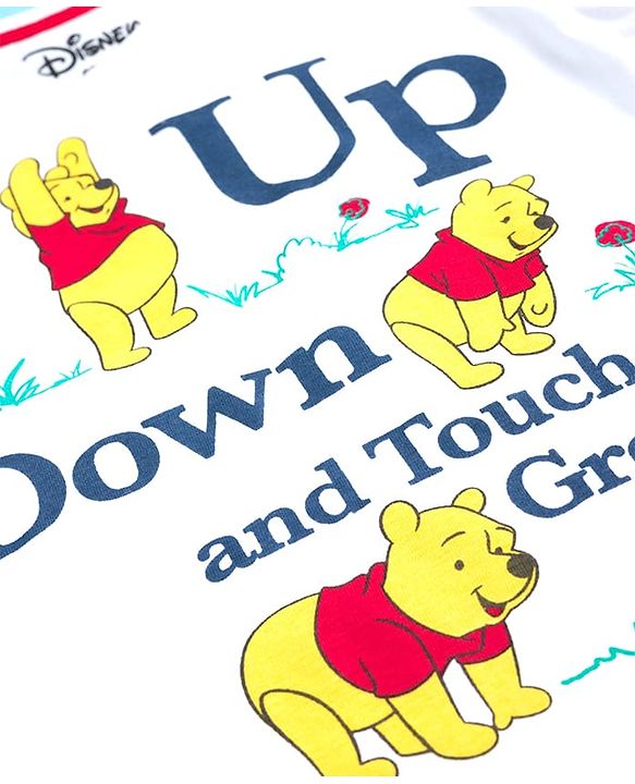 Babyhug Disney Single Jersey Knit Full Sleeves T-Shirt & Pyjama Night Suit With Winnie The Pooh Graphics - Multicolor