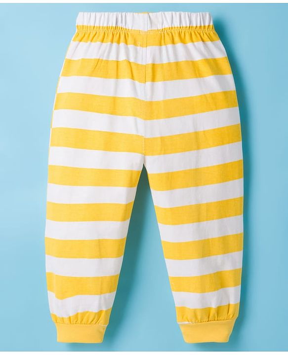 Babyhug Disney Single Jersey Knit Full Sleeves T-Shirt & Pyjama Night Suit With Winnie The Pooh Graphics - Multicolor