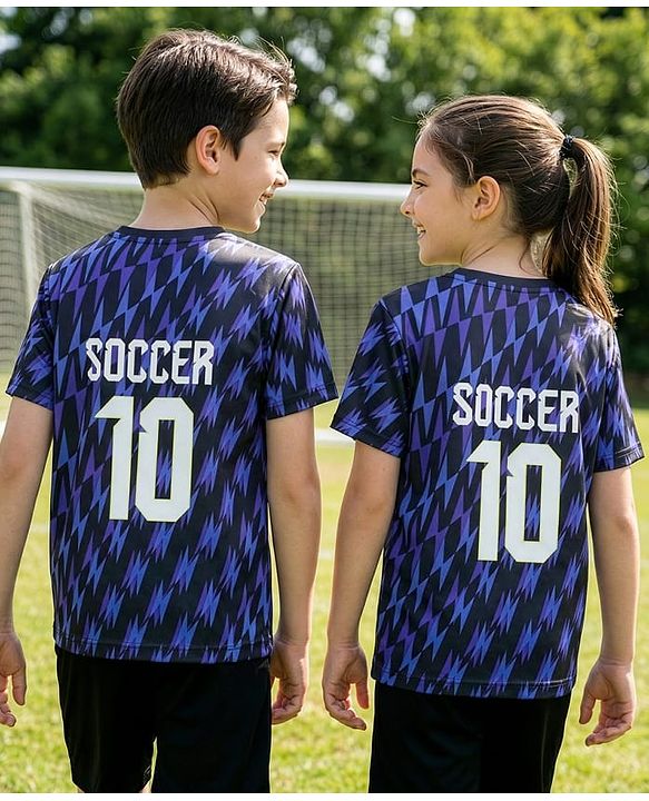 Pine Active Knit Half Sleeves Sports Theme Printed T-Shirt - Navy Blue
