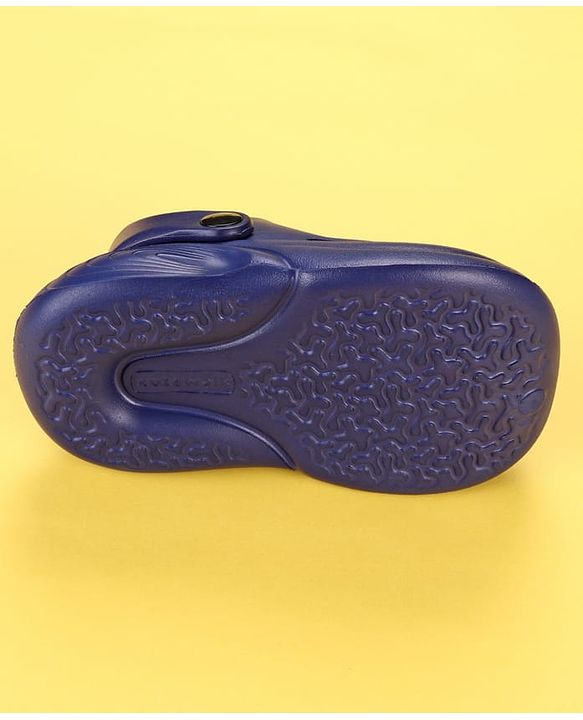 Cute Walk by Babyhug Disney Back Strap Clogs With Micky Mouse Applique - Navy Blue