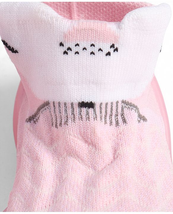 Cute Walk by Babyhug Slip On Sock Shoes - Pink