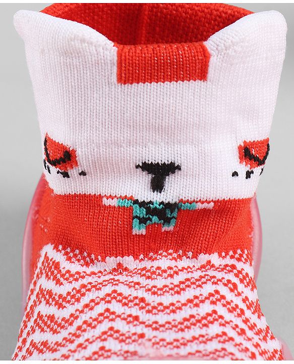 Cute Walk by Babyhug Slip On Sock Shoes - Pink