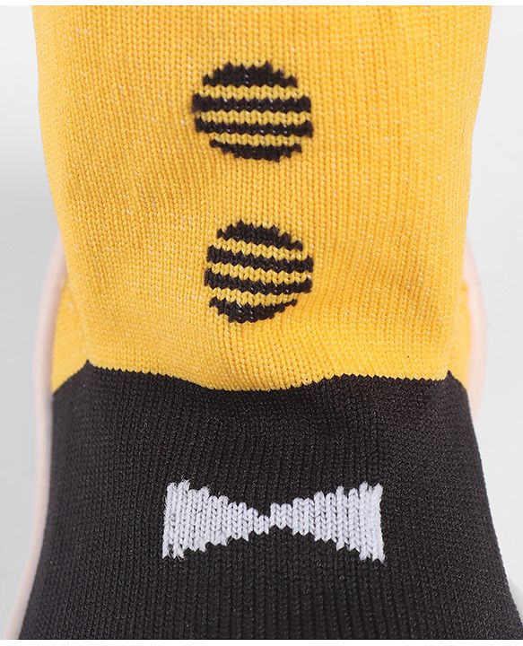Cute Walk by Babyhug Slip On Sock Shoes - Black