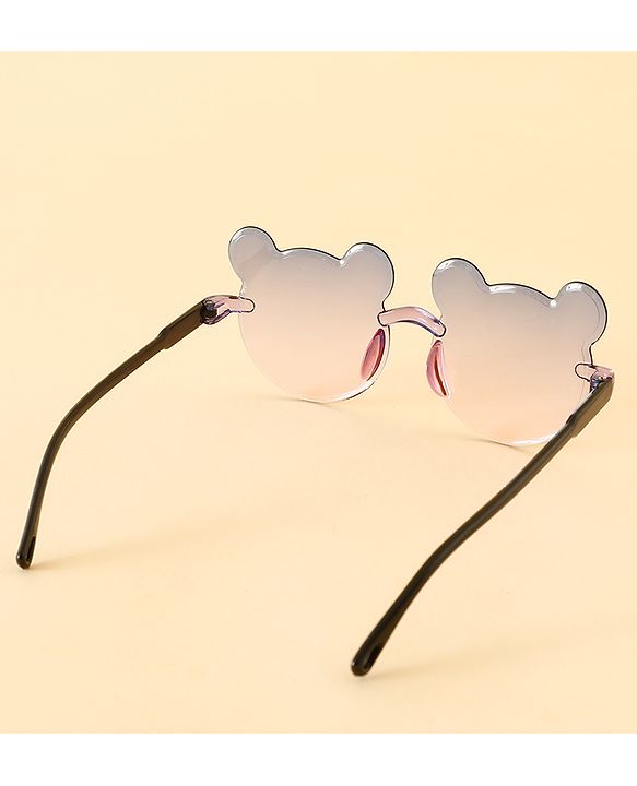 Babyhug Free Size Headbands With Bow Applique & Sunglasses - Light Blue