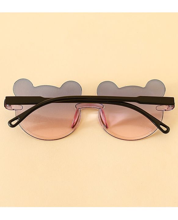 Babyhug Free Size Headbands With Bow Applique & Sunglasses - Light Blue