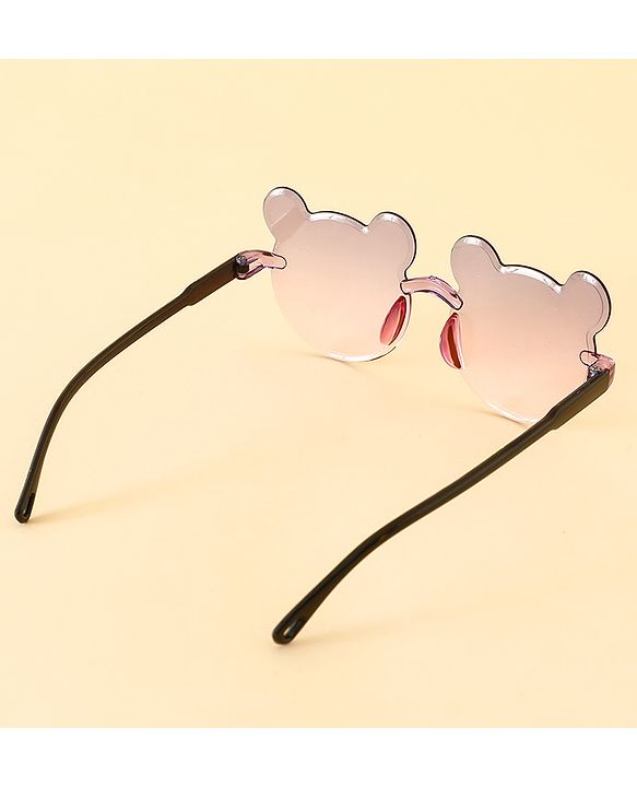 Babyhug Free Size Headbands With Bow Applique & Sunglasses - Light Blue