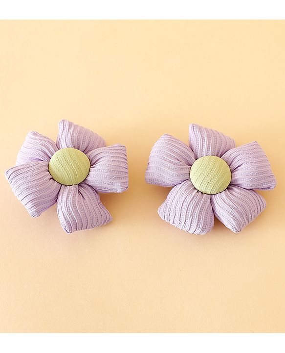 Babyhug Free Size Hair Accessories Combo Sets - Purple.