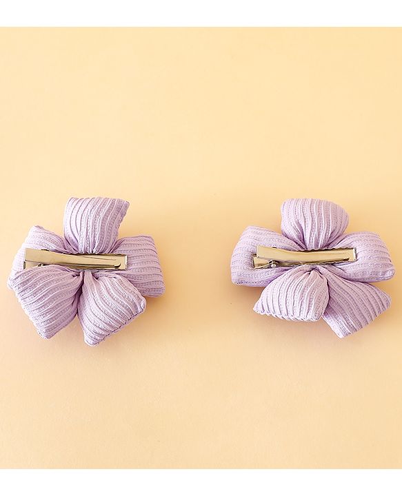 Babyhug Free Size Hair Accessories Combo Sets - Purple.