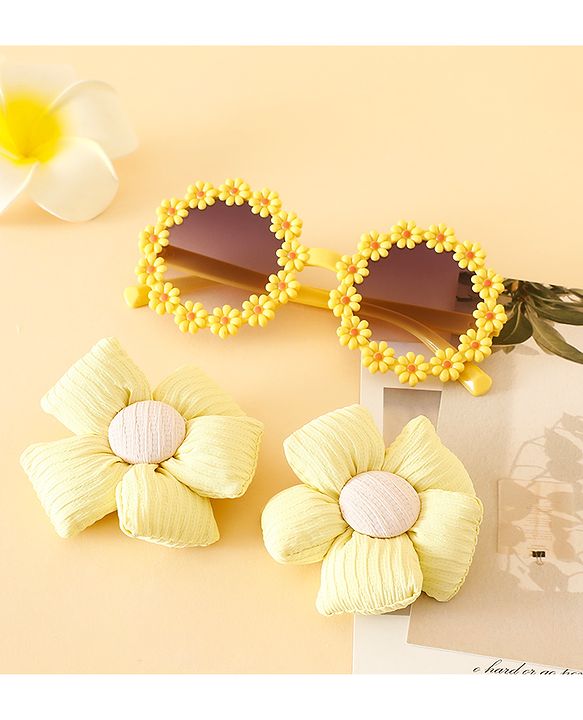 Babyhug Free Size Hair Accessories Combo Sets - Purple.