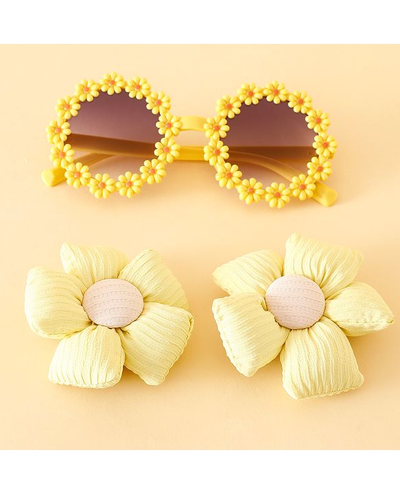Babyhug Free Size Hair Accessories Combo Sets - Purple.