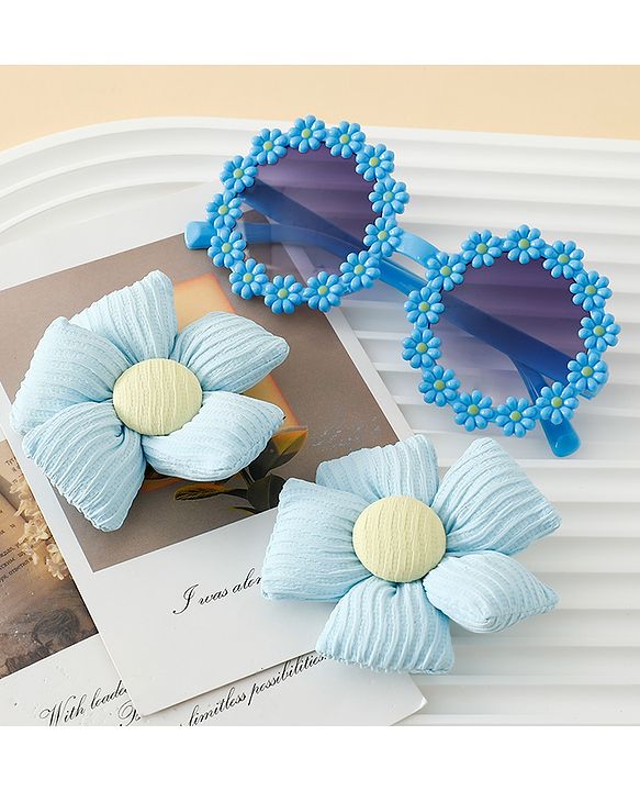Babyhug Free Size Hair Accessories Combo Sets - Blue