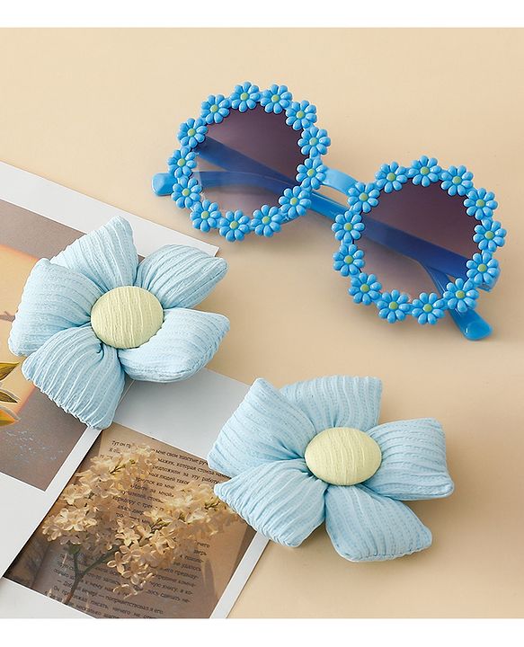 Babyhug Free Size Hair Accessories Combo Sets - Blue