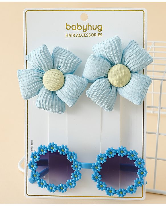 Babyhug Free Size Hair Accessories Combo Sets - Blue