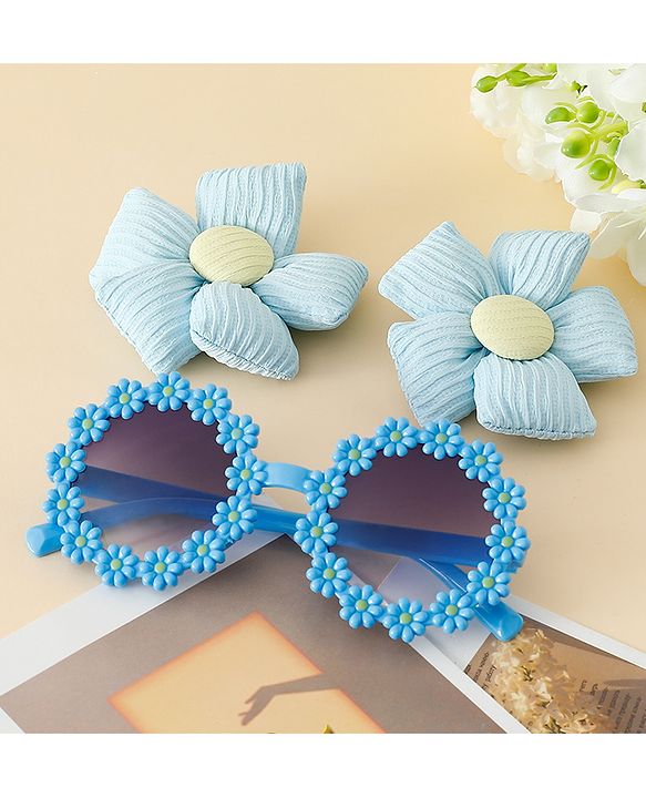 Babyhug Free Size Hair Accessories Combo Sets - Blue