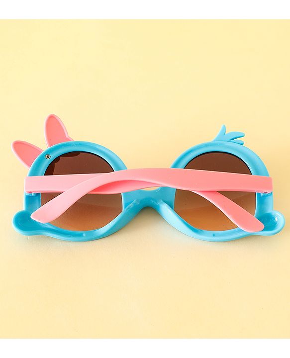 Babyhug Free Size Headband With Bow Applique & Sunglasses - Blue