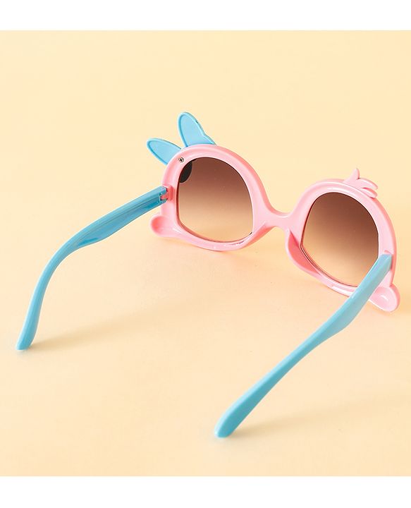 Babyhug Free Size Headband With Bow Applique & Sunglasses - Blue