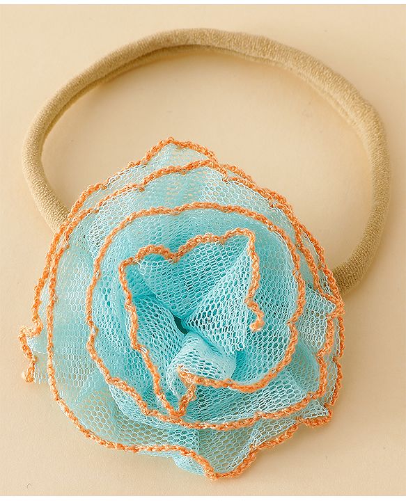 Babyhug Headband with Floral Applique Pack of 3 Free Size - Multicolor