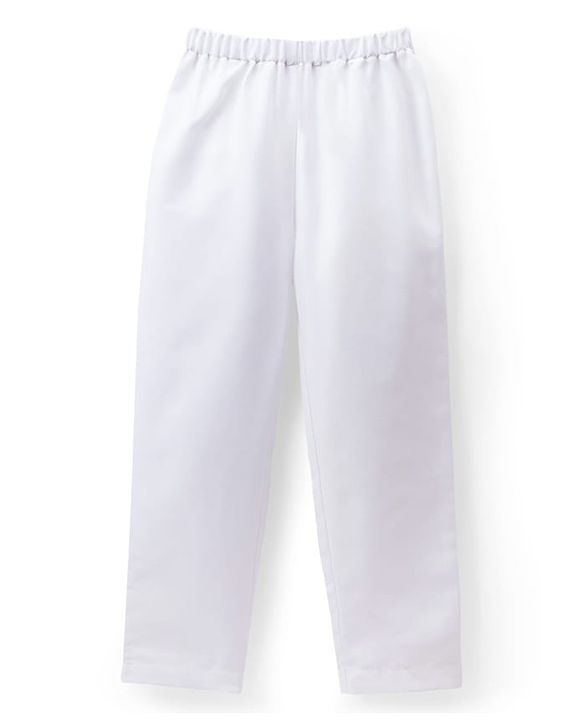 Babyhug Georgette Woven Full Sleeves Kurta Pajama Set with Embroidery - Green