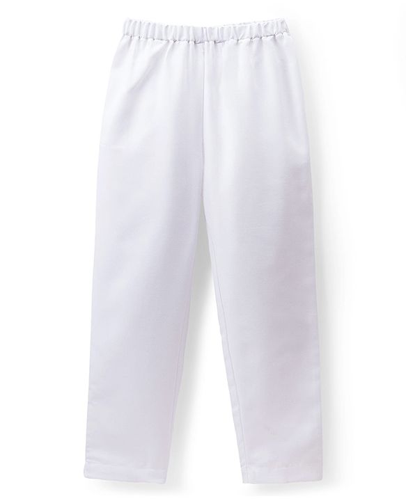 Babyhug Georgette Woven Full Sleeves Kurta Pajama Set with Embroidery - Green