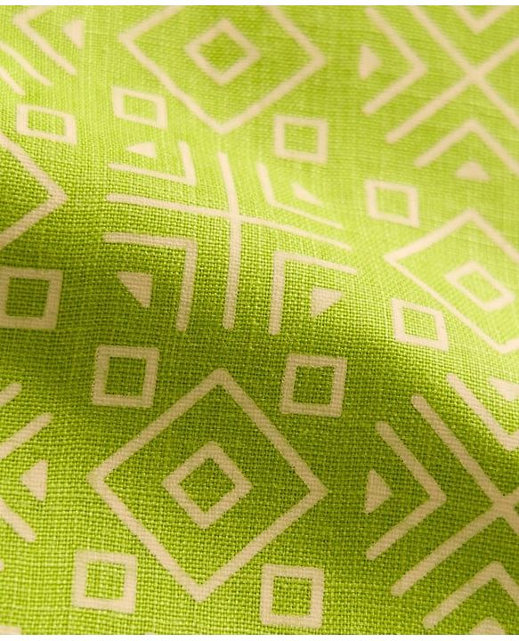 Babyhug Cambric Woven Full Sleeves Kurta Pajama Set with Abstract Print - Green