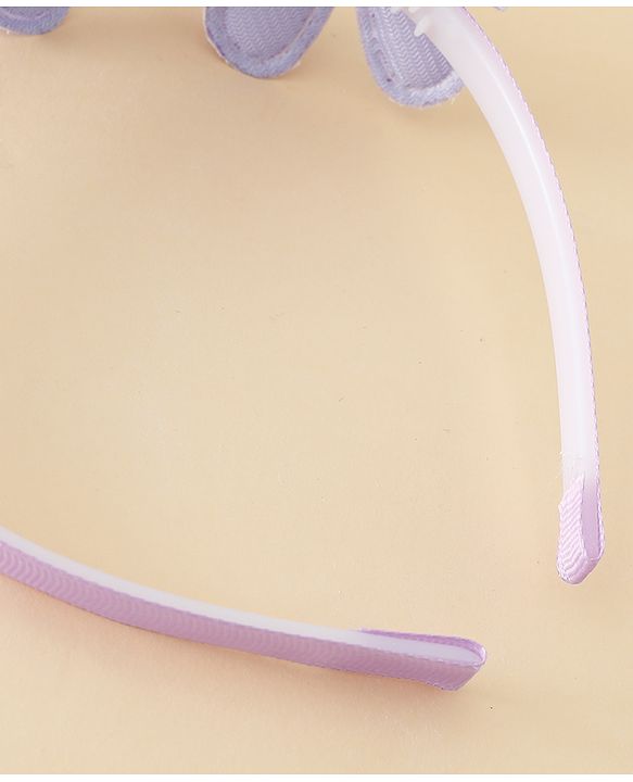 Babyhug Free Size Hair Bands with Floral Applique - Fuchsia