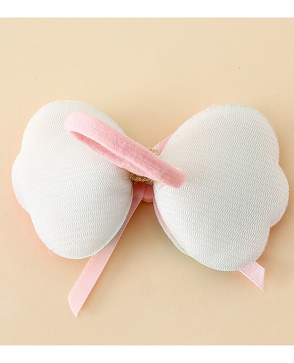 Babyhug Free Size Bow Hair Rubber Band Pack of 2 - Multicolor
