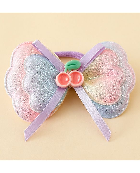 Babyhug Free Size Bow & Butterfly Hair Band Pack of 2 - Multicolor