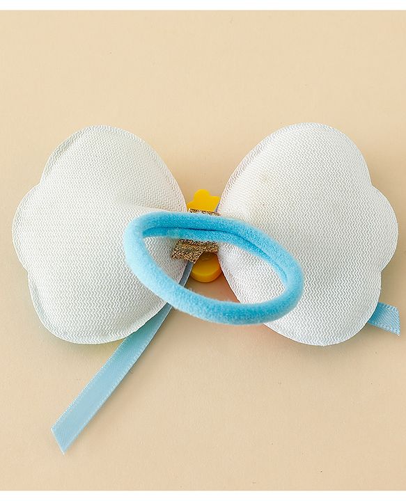 Babyhug Free Size Bow Hair Rubber Band Pack of 2- Multicolor