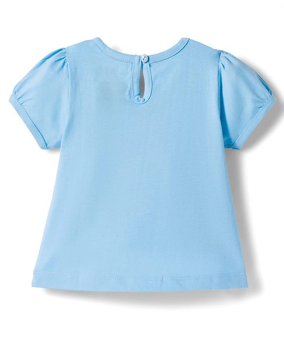 Babyhug Disney Single Jersey Knit Half Sleeves T-Shirts With Minnie Mouse Graphics Pack of 3 - Pink Blue & White