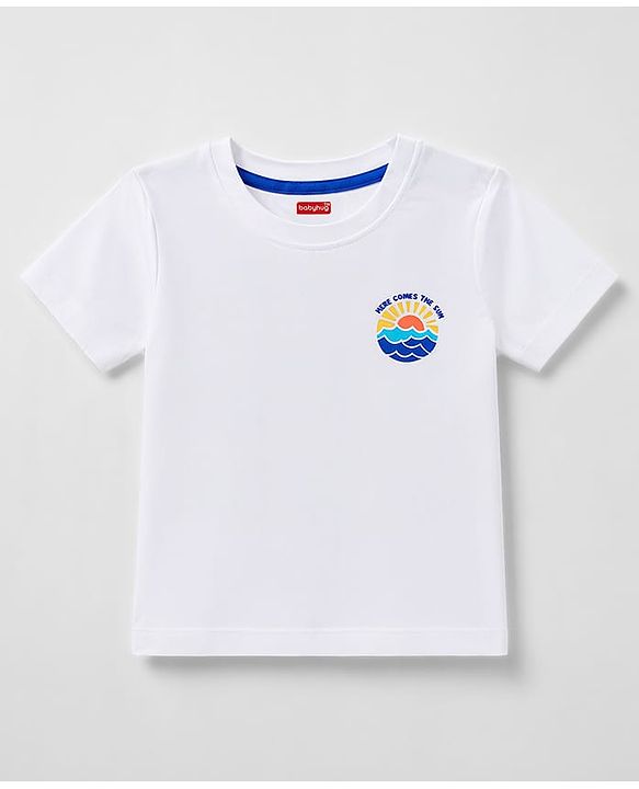Babyhug Cotton Knit T-Shirts Half Sleeves with Graphics MULTICOLOR 3-6 Months Pack of 5