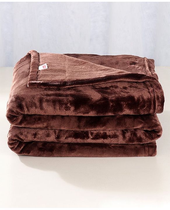 Babyhug Coral All Seasons Blanket - Brown