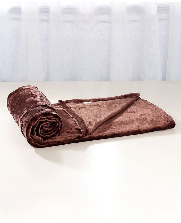 Babyhug Coral All Seasons Blanket - Brown
