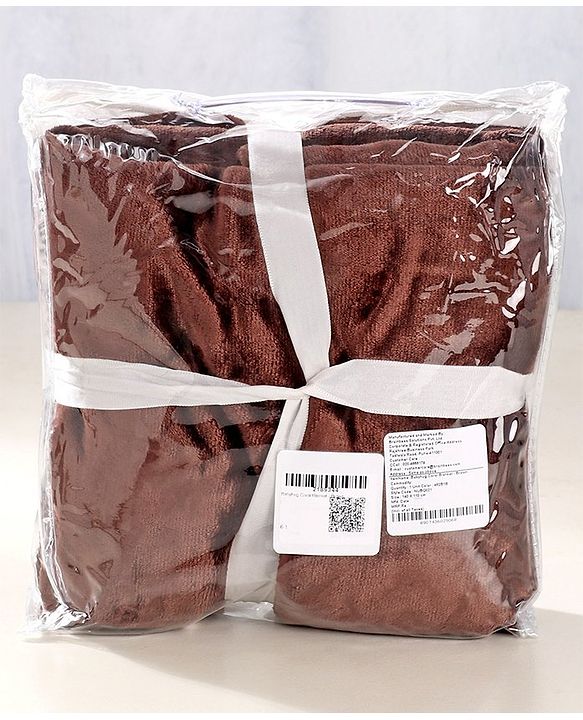 Babyhug Coral All Seasons Blanket - Brown