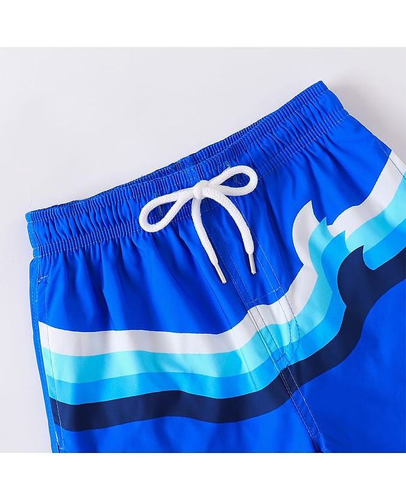 Pine Active Striped Swimming Trunk - Blue