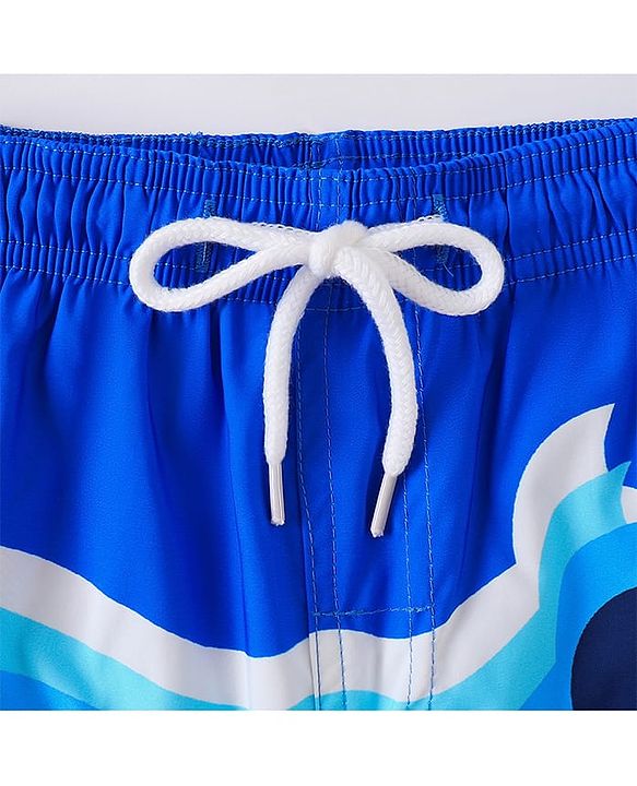 Pine Active Striped Swimming Trunk - Blue