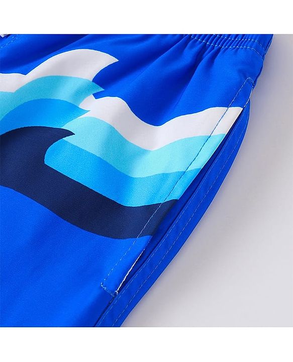 Pine Active Striped Swimming Trunk - Blue