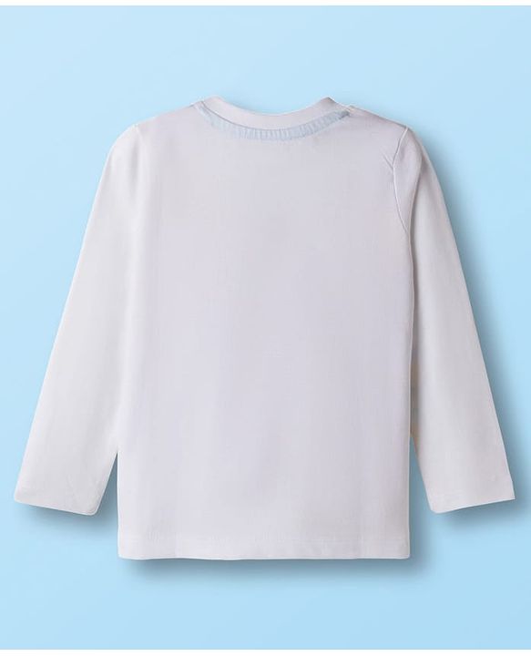 Babyhug Cotton Knit Full Sleeves T-Shirts With Animal & Text Print Pack of 3 - Multicolor