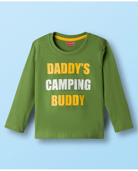 Babyhug Cotton Knit Full Sleeves T-Shirts With Animal & Text Print Pack of 3 - Multicolor