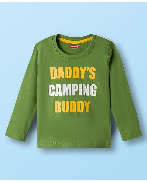 Babyhug Cotton Knit Full Sleeves T-Shirts With Animal & Text Print Pack of 3 - Multicolor