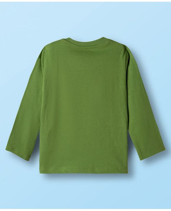 Babyhug Cotton Knit Full Sleeves T-Shirts With Animal & Text Print Pack of 3 - Multicolor