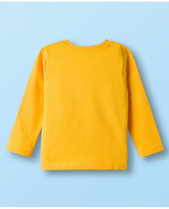 Babyhug Cotton Knit Full Sleeves T-Shirts With Animal & Text Print Pack of 3 - Multicolor