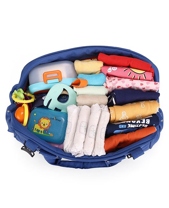 Babyhug Duet Diaper Bag with Diaper Changing Mat and Small Detachable Pouch - Grey Yellow| Set of 3 & Insulated Bottle Pouch|Water Resistant Fabric|Multi-carry Option| Durable Zipper| Easy to Maintain
